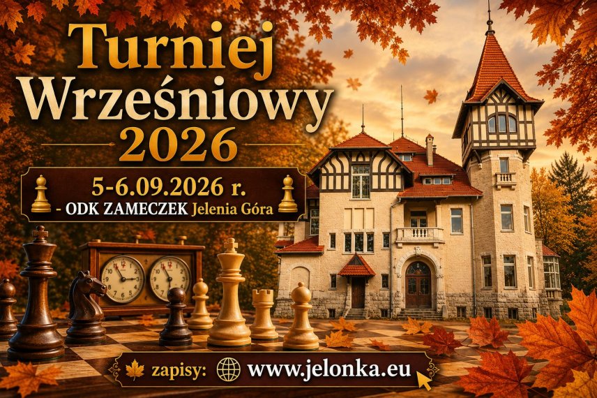   Uwaga:  Zmiana sali gry!